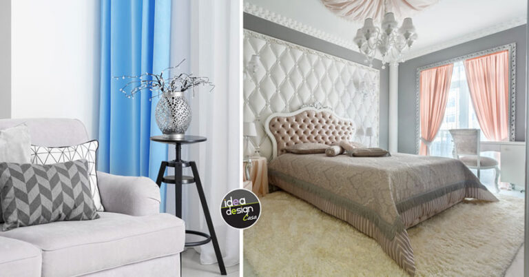 Tende moderne per interni: soggiorno, cucina, bagno... idee-tende-moderne