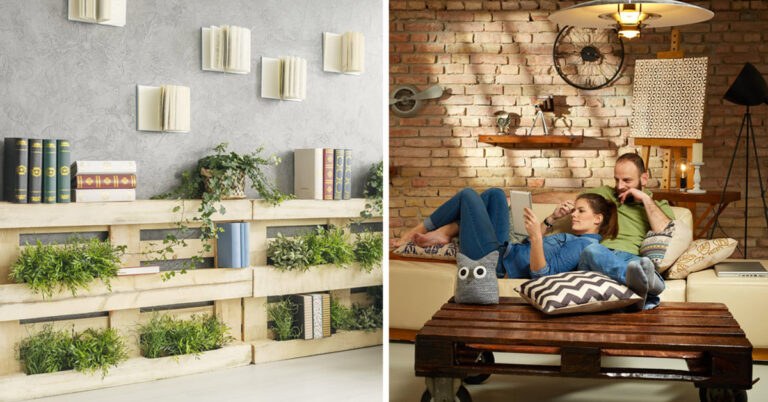 Una casa trendy con i pallet! 40 idee per ispirarvi idee per arredare casa con i bancali
