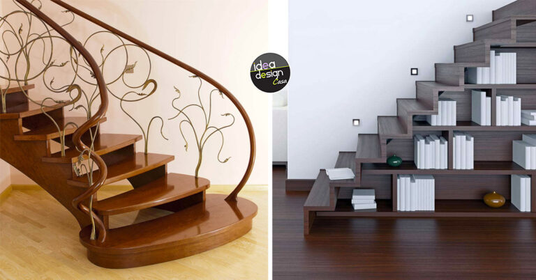 20 Scale in legno che sono un vero elemento decorativo in casa! Ispiratevi scale in legno idee design