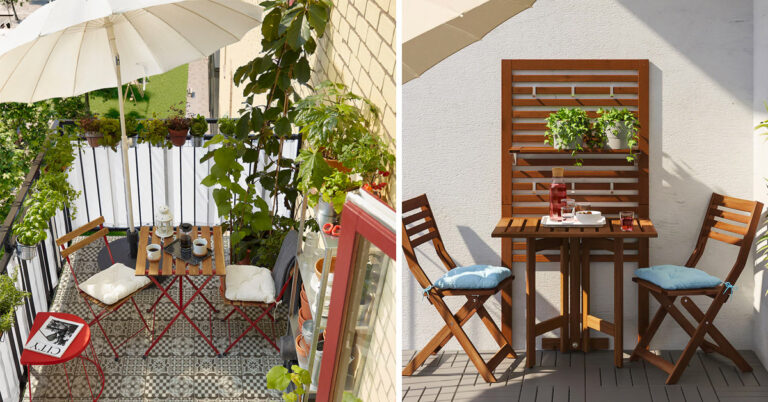 13 soluzioni Ikea per il balcone piccolo! Ispiratevi arredare un balcone piccolo con IKEA