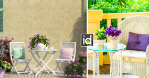 Arredare il terrazzo stile shabby chic.