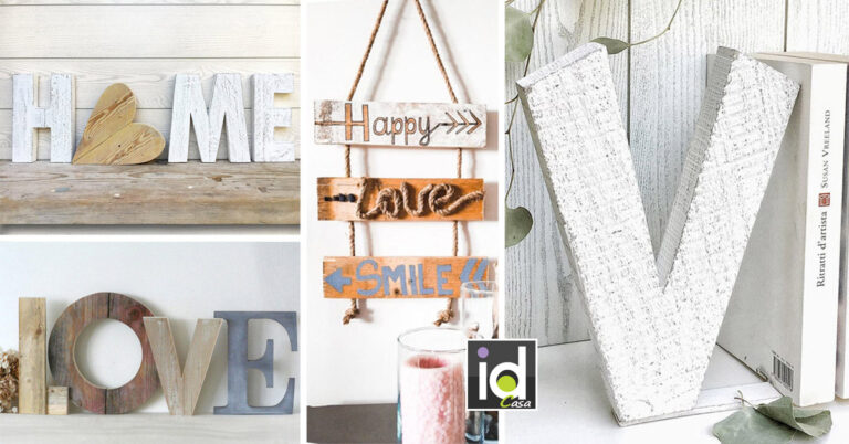 Realizzare una scritta decorativa con legno di recupero! 12 ispirazioni Realizzare una scritta decorativa con legno di recupero