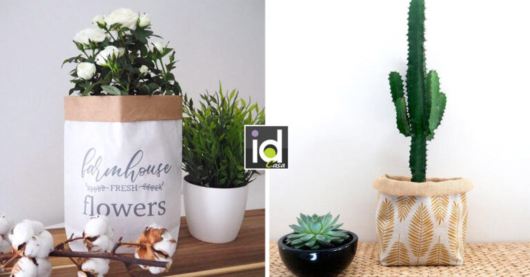 Un coprivaso originale per la vostra pianta! 12 idee da copiare Un coprivaso originale per la vostra pianta