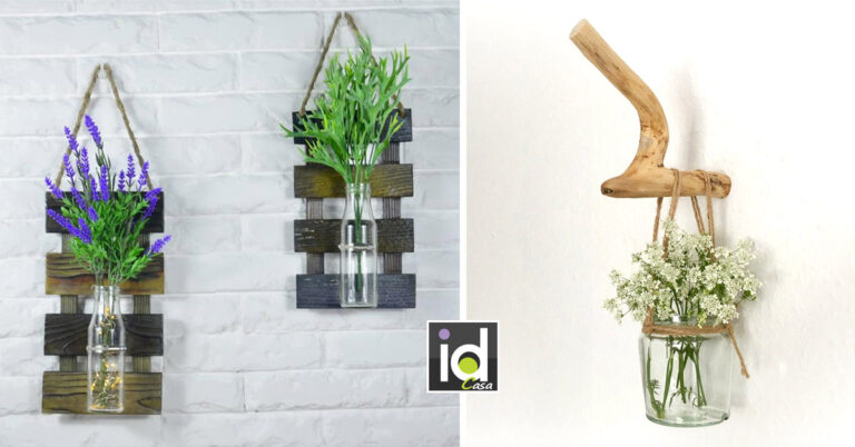 13 portafiori da parete fai da te dallo stile provenzale! Ispiratevi Portafiori da parete fai da te dallo stile provenzale