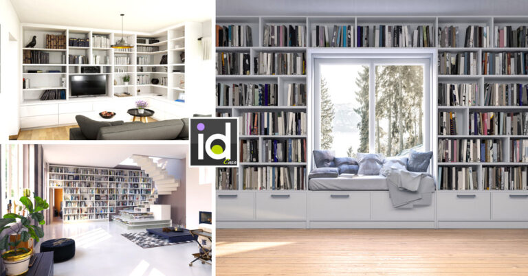 Soluzione salvaspazio: la libreria all over per una casa moderna libreria all over per una casa moderna