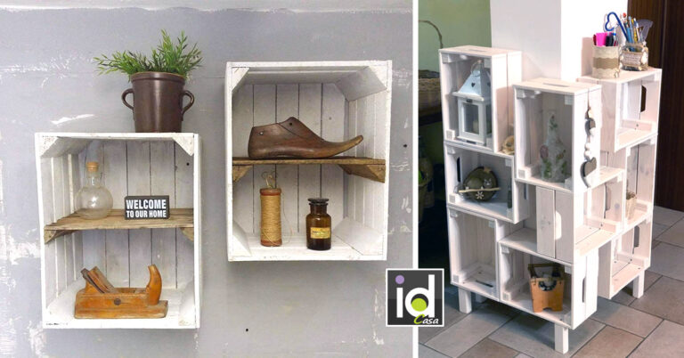 13 mobili originali fai da te con le cassette di legno! Ispiratevi mobili originali con le cassette di legno