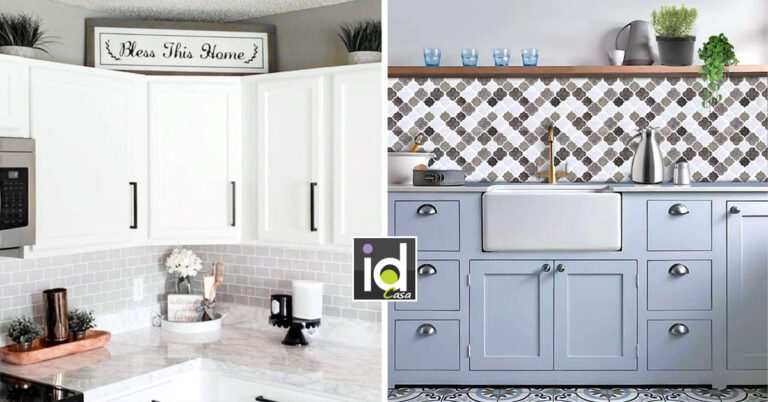 10 idee per abbellire la cucina con piastrelle adesive! abbellire la cucina con piastrelle adesive