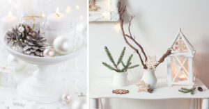 La casa invernale shabby chic