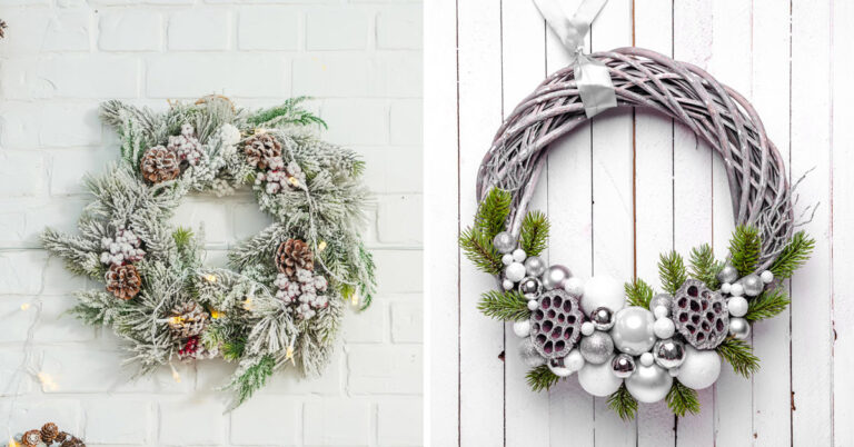 La ghirlanda natalizia perfetta in una casa shabby: 15 ispirazioni bellissime La ghirlanda natalizia perfetta in una casa shabby