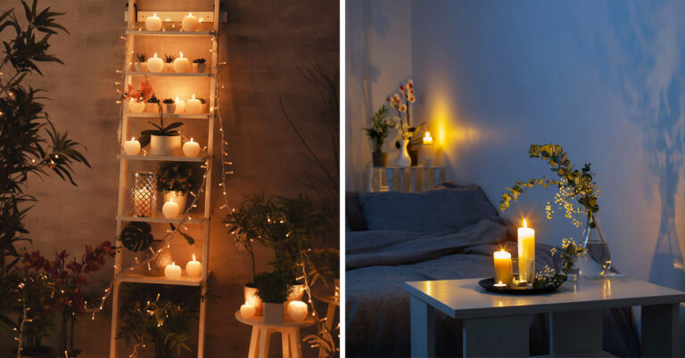 Sensazione di benessere con le candele in casa: 12 belle ispirazioni benessere con le candele in casa