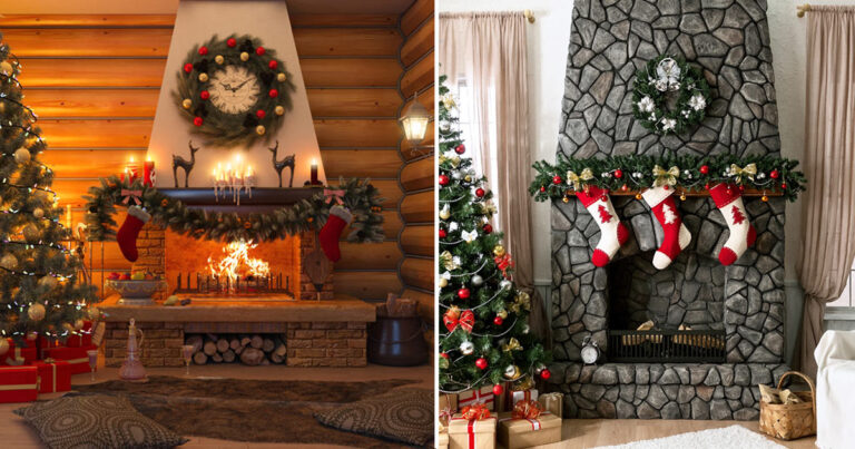 decorare-il-camino-a-natale1