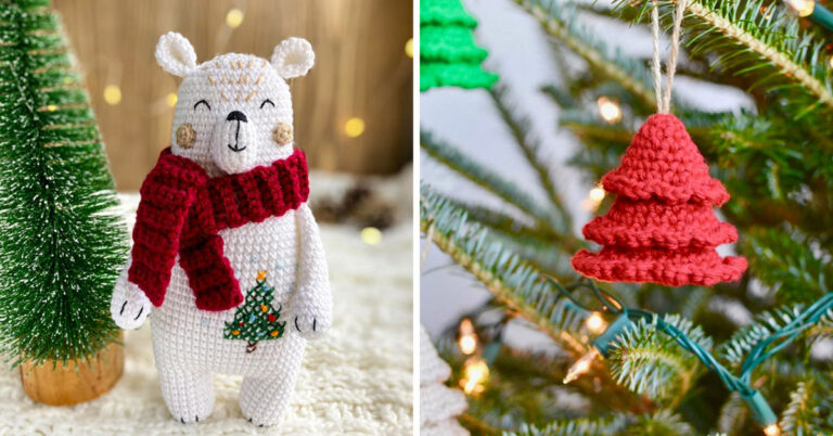 Lavoretti di natale all'uncinetto: 12 splendide idee fai da te per ispirarsi decorazioni natalizie all'uncinetto