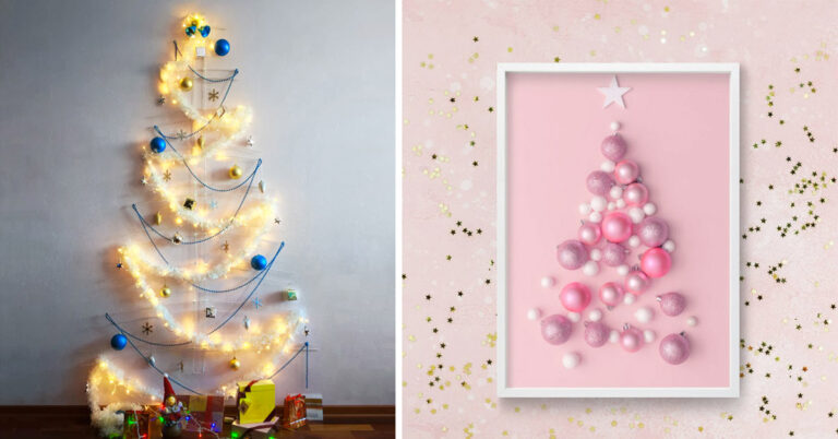 Albero di Natale da parete: 10 idee per una decorazione originale Albero di Natale da parete