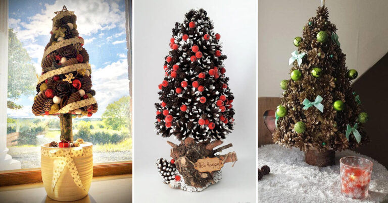 mini-albero-di-natale-con-le-pigne