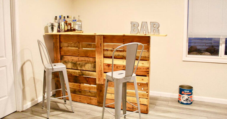 Bar fai da te con pallet: 10 idee da copiare Bar fai da te con pallet