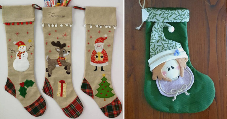 Calze fai da te per la befana: 9 splendide idee per ispirarvi calze-befana-fai-da-te