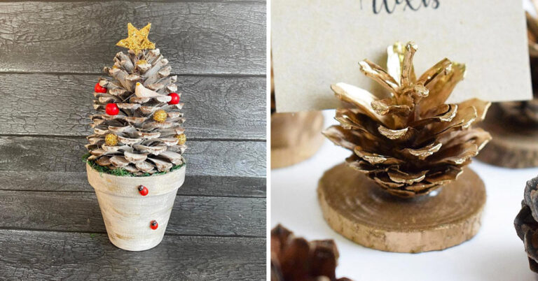 Cosa fare con le pigne: 13 idee natalizie per ispirarvi idee natalizie pigne