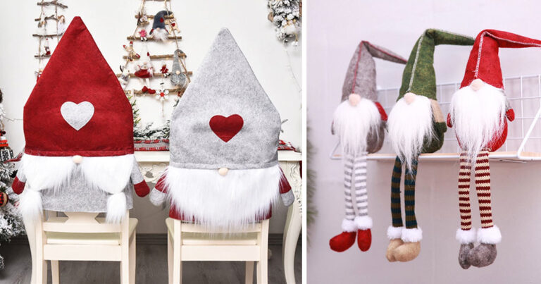 Gnomi di Natale: 8 fantastiche idee creative per decorare casa decorazioni-con-gnomi-di-natale