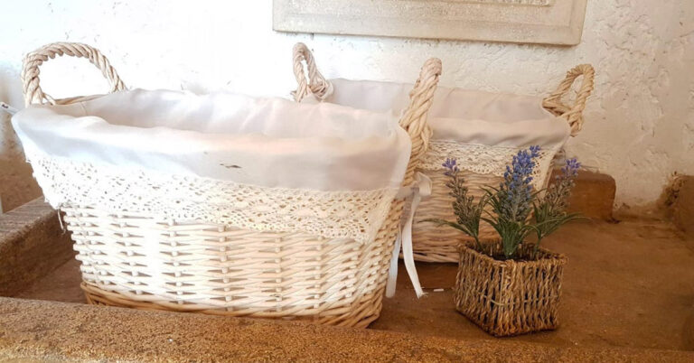 Oggetti in vimini stile shabby chic: 9 bellissime ispirazioni Oggetti in vimini stile shabby chic