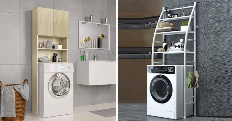 9 idee per un mobile sopra lavatrice bello e funzionale: ispiratevi mobile sopra lavatrice