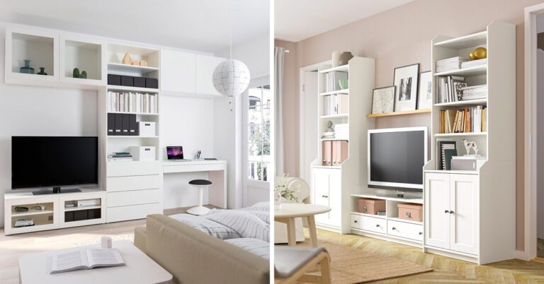 Parete attrezzata IKEA: 12 ispirazioni per un soggiorno stiloso Parete attrezzata IKEA