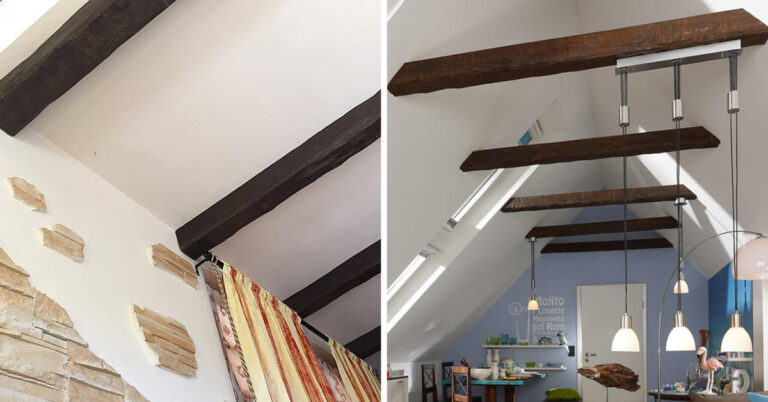 Travi finto legno: leggere, posa facile e anche coprifili! Ispiratevi Travi finto legno