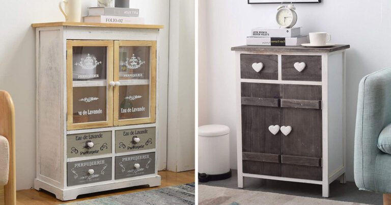 Le piccole credenze shabby che vi faranno innamorare: lasciatevi incantare Piccole credenze shabby