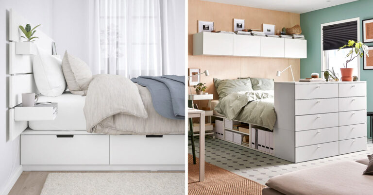 Le soluzioni IKEA per una struttura letto super funzionale: ispiratevi Struttura letto IKEA.