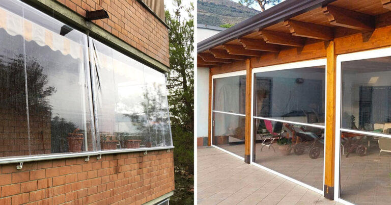 Le tende invernali a caduta da esterno per sfruttare balcone e terrazzo tende invernali a caduta da esterno