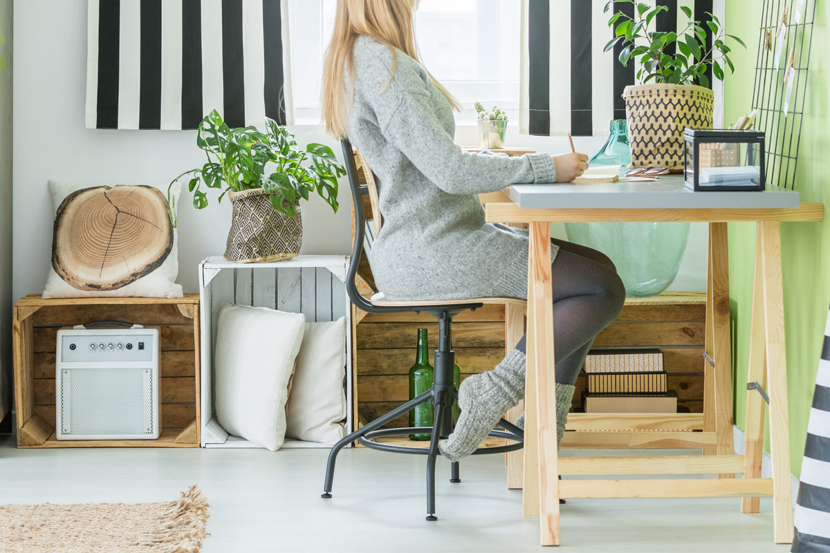 Arredare casa con cassette di legno