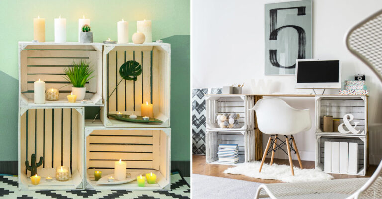 Ecco come arredare la nostra casa con delle semplici cassette di legno: ispiratevi Arredare con cassette di legno.