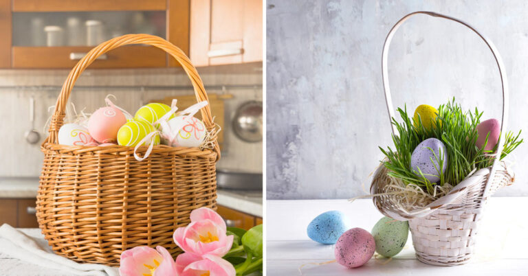 Il cestino con uova di pasqua: 10 idee per una decorazione incantevole Pasqua