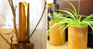 Decorazioni in bambù per la casa.