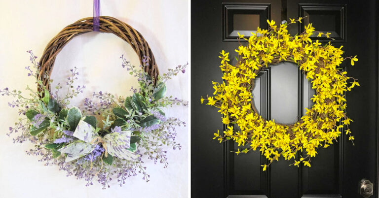 5 fiori per una bella ghirlanda primaverile fai da te da appendere alla porta d'ingresso Fiori per ghirlanda primaverile.