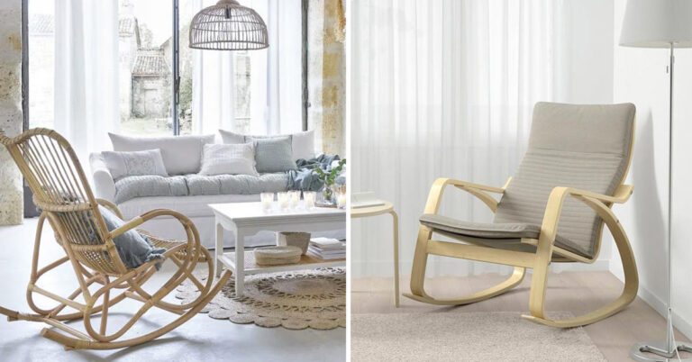 Una sedia a dondolo per arredare: 10 ispirazioni per una seduta relax Sedia