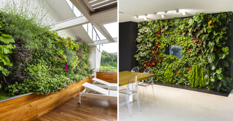 Un giardino verticale firmato SUNDAR ITALIA: le più belle idee per una parete verde di design giardino verticale