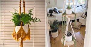 Fai da te portavaso sospeso.