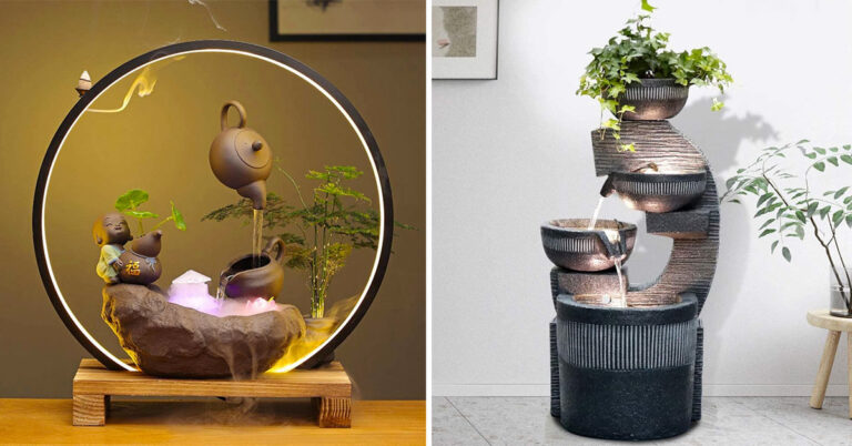 Fontane zen da interno: 9 idee per un angolo relax in casa Fontane zen da interno