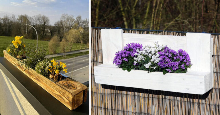 Un portafiori fai da te con il riciclo dei pallet: lasciatevi ispirare con queste 9 idee Portafiori fai da te pallet.