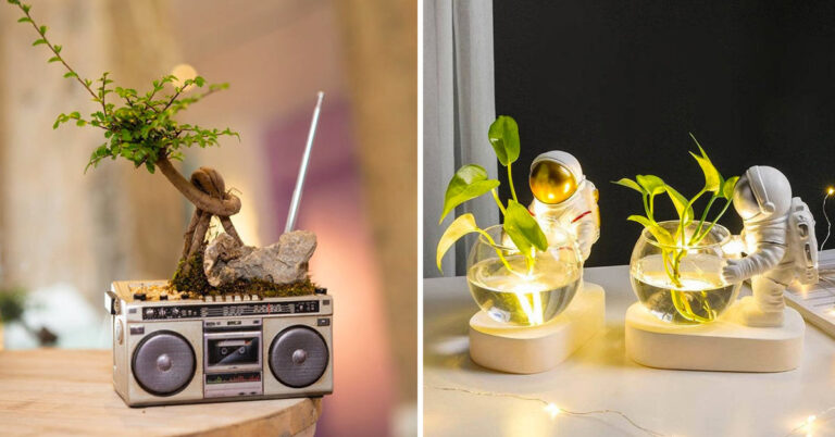 Un vaso particolare per arredare casa con un tocco di fantasia: ispiratevi Vaso particolare.