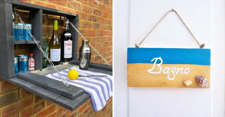 Riciclare i pallet in modo creativo per arredare casa e giardino: 12 semplici ispirazioni fai da te Arredare casa e giardino fai da te con pallet.