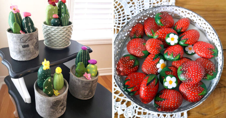 Dipingere i sassi in modo creativo per decorare casa: 9 lavoretti fai da te Dipingere i sassi in modo creativo.