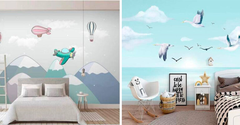 9 idee originali per decorare le pareti delle camerette con la carta da parati Come decorare le pareti della cameretta con la carta da parati: 9 proposte