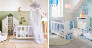idee e soluzioni per arredare la cameretta dei bebé con le soluzioni maisons du monde
