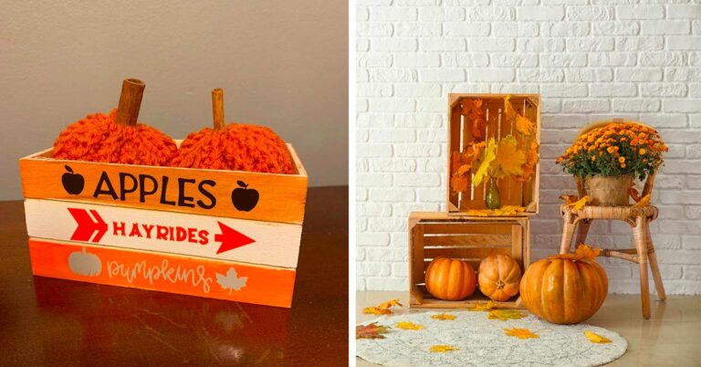Utilizzare le cassette di legno per decorare in autunno: 7 idee fai da te da non perdere Come utilizzare le cassette in legno per decorare in autunno