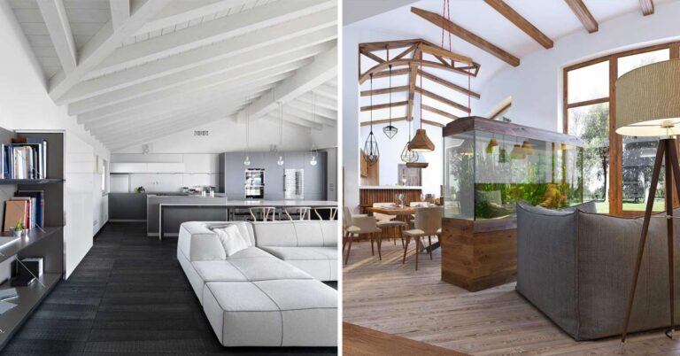 Come valorizzare l’arredamento di una casa con le travi a vista Arredare casa con travi a vista.