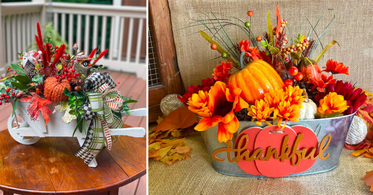 10 centrotavola autunnali da realizzare fai da te esempi di centro tavola per l'autunno