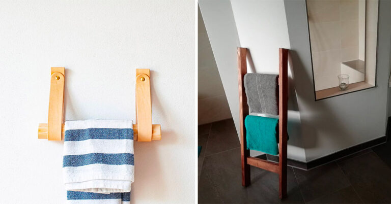 Porta asciugamani fai da te: 7 idee a cui ispirarsi esempi di porta asciugamani fai da te