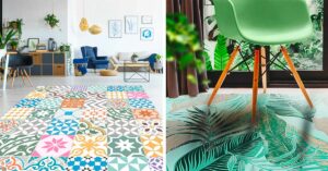 tappeti per casa in vinile