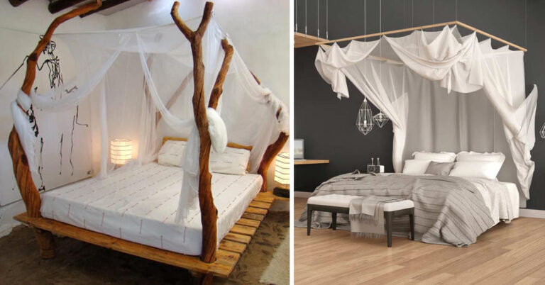 Realizzare un baldacchino fai da te per il letto matrimoniale: 6 spunti da non perdere Baldacchino fai da te per il letto.